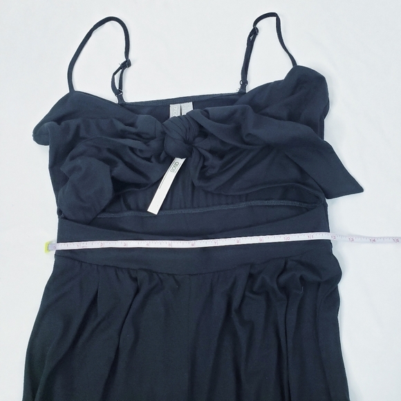NWT ASOS Cami Jumpsuit with Tie Knot Front Black Jersey - Picture 6 of 9